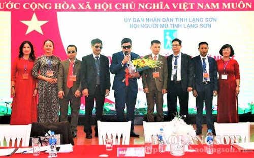 Hội Người mù tỉnh Lạng Sơn tổ chức thành công Đại hội đại biểu lần thứ I